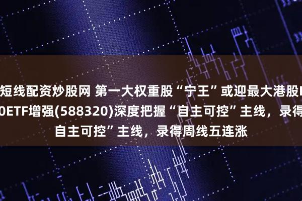短线配资炒股网 第一大权重股“宁王”或迎最大港股IPO！双创50ETF增强(588320)深度把握“自主可控”主线，录得周线五连涨